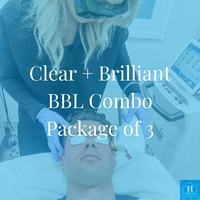 BBL Photo Facial and Clear + Brilliant Combo Package of 3 Black Friday Sale