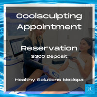 Coolsculpting Appointment Reservation $300 Deposit